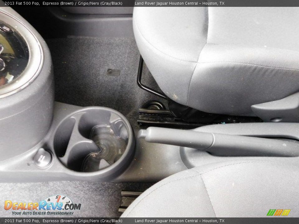 2013 Fiat 500 Pop Espresso (Brown) / Grigio/Nero (Gray/Black) Photo #26