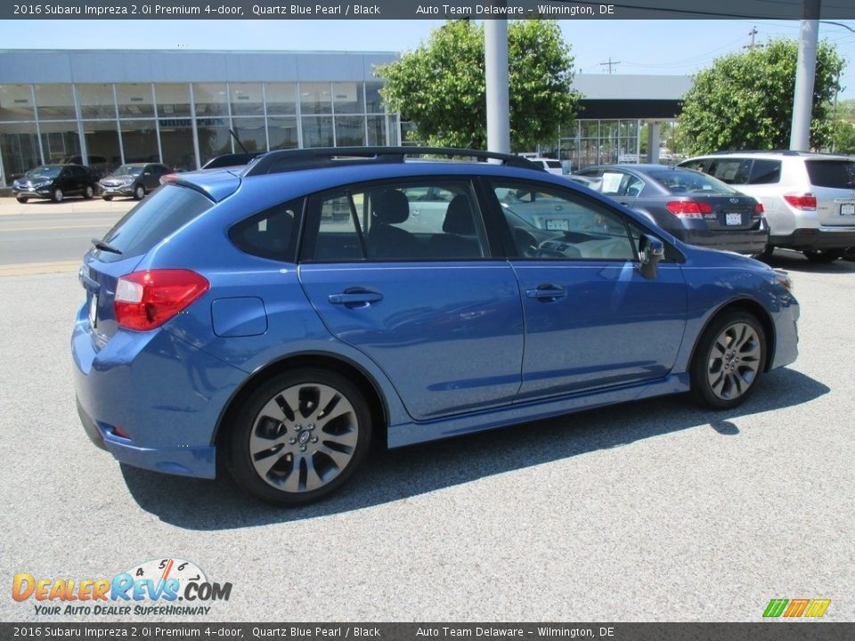 2016 Subaru Impreza 2.0i Premium 4-door Quartz Blue Pearl / Black Photo #4