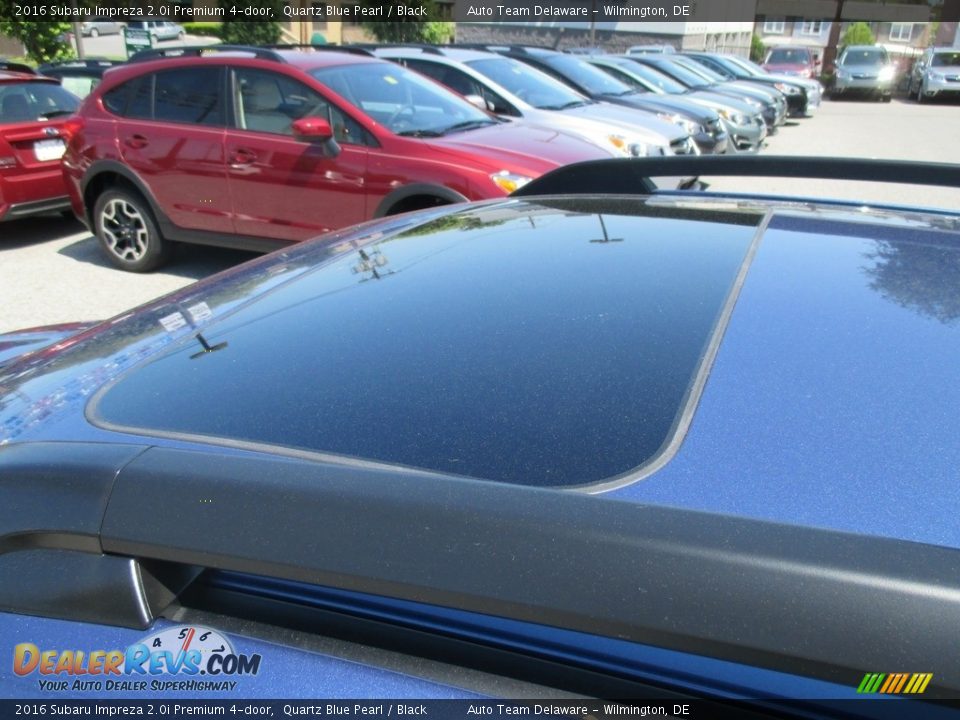 2016 Subaru Impreza 2.0i Premium 4-door Quartz Blue Pearl / Black Photo #8