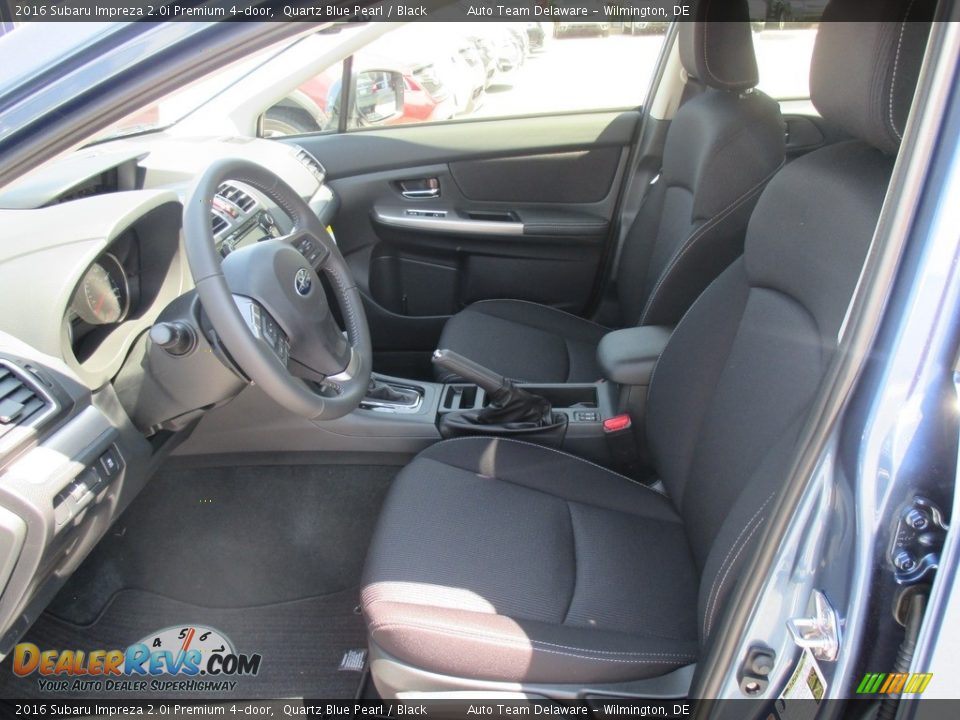 2016 Subaru Impreza 2.0i Premium 4-door Quartz Blue Pearl / Black Photo #9