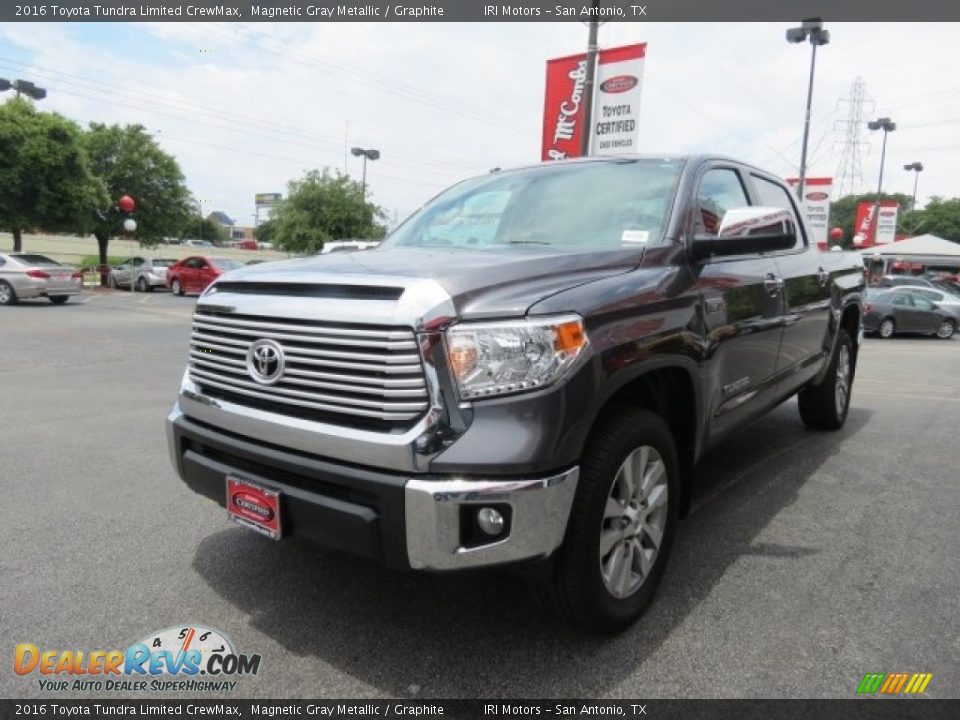 2016 Toyota Tundra Limited CrewMax Magnetic Gray Metallic / Graphite Photo #2