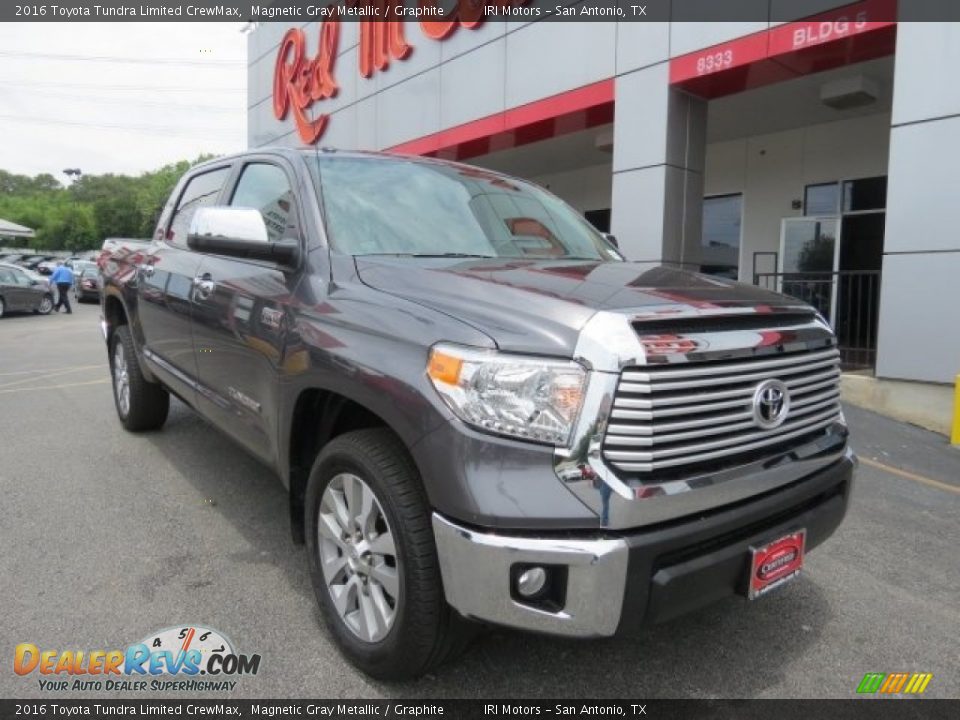 2016 Toyota Tundra Limited CrewMax Magnetic Gray Metallic / Graphite Photo #4