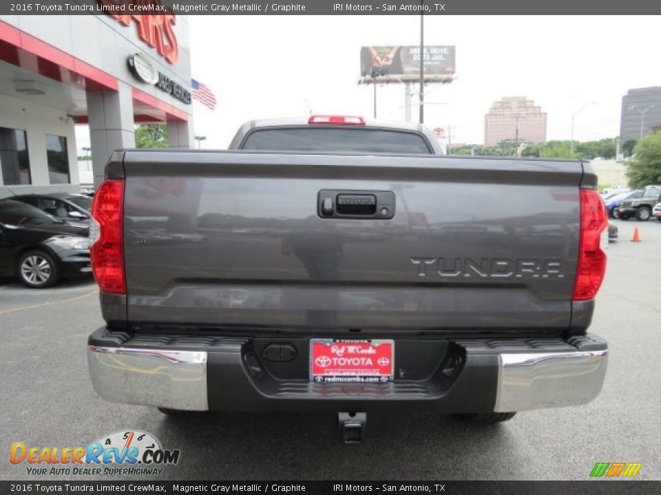 2016 Toyota Tundra Limited CrewMax Magnetic Gray Metallic / Graphite Photo #6
