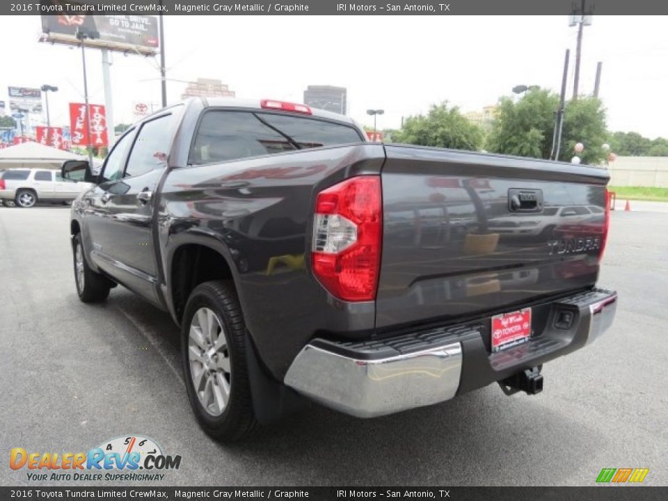 2016 Toyota Tundra Limited CrewMax Magnetic Gray Metallic / Graphite Photo #7