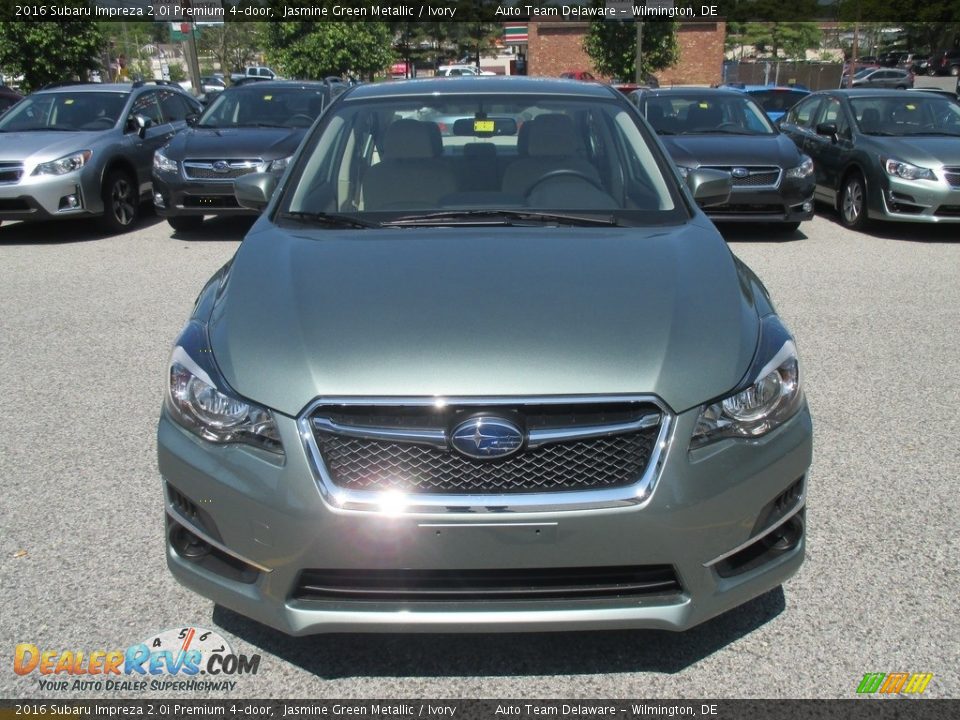 2016 Subaru Impreza 2.0i Premium 4-door Jasmine Green Metallic / Ivory Photo #2