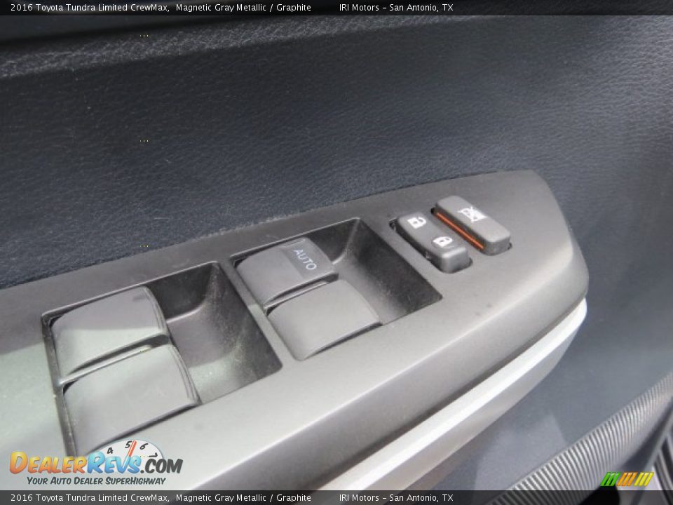 2016 Toyota Tundra Limited CrewMax Magnetic Gray Metallic / Graphite Photo #11