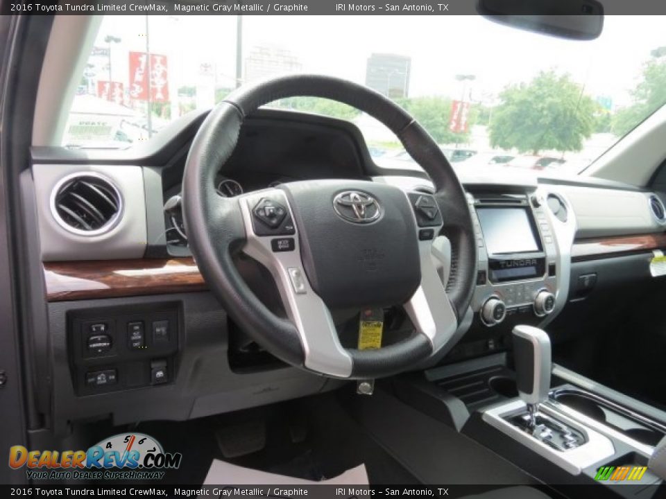 2016 Toyota Tundra Limited CrewMax Magnetic Gray Metallic / Graphite Photo #12