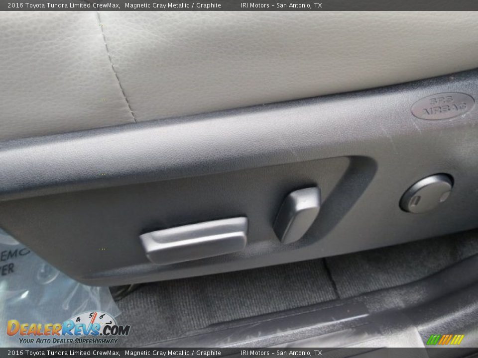 2016 Toyota Tundra Limited CrewMax Magnetic Gray Metallic / Graphite Photo #14