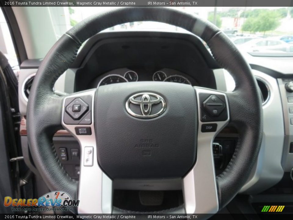 2016 Toyota Tundra Limited CrewMax Magnetic Gray Metallic / Graphite Photo #16
