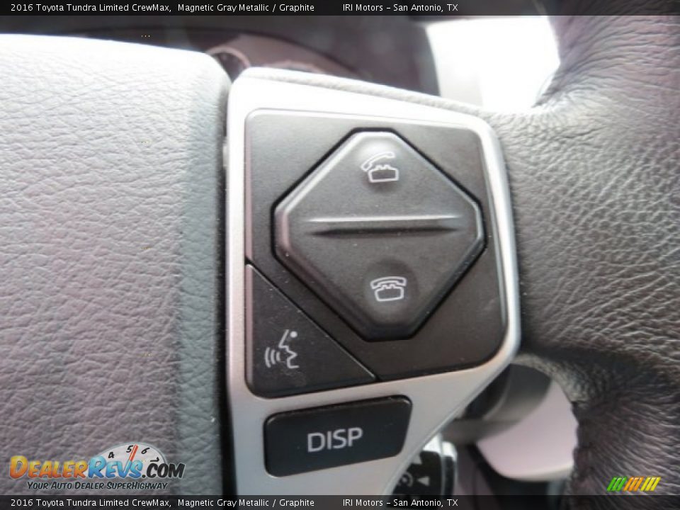 2016 Toyota Tundra Limited CrewMax Magnetic Gray Metallic / Graphite Photo #18