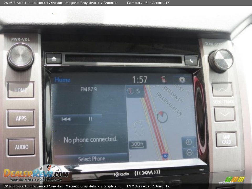 2016 Toyota Tundra Limited CrewMax Magnetic Gray Metallic / Graphite Photo #19