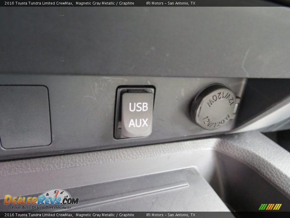 2016 Toyota Tundra Limited CrewMax Magnetic Gray Metallic / Graphite Photo #22