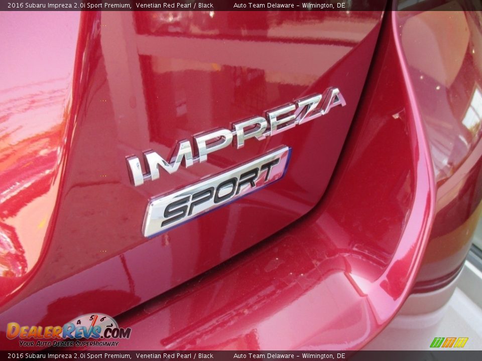 2016 Subaru Impreza 2.0i Sport Premium Venetian Red Pearl / Black Photo #8