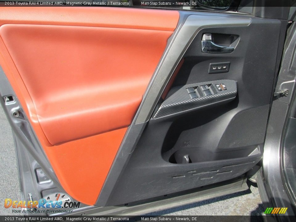 2013 Toyota RAV4 Limited AWD Magnetic Gray Metallic / Terracotta Photo #13