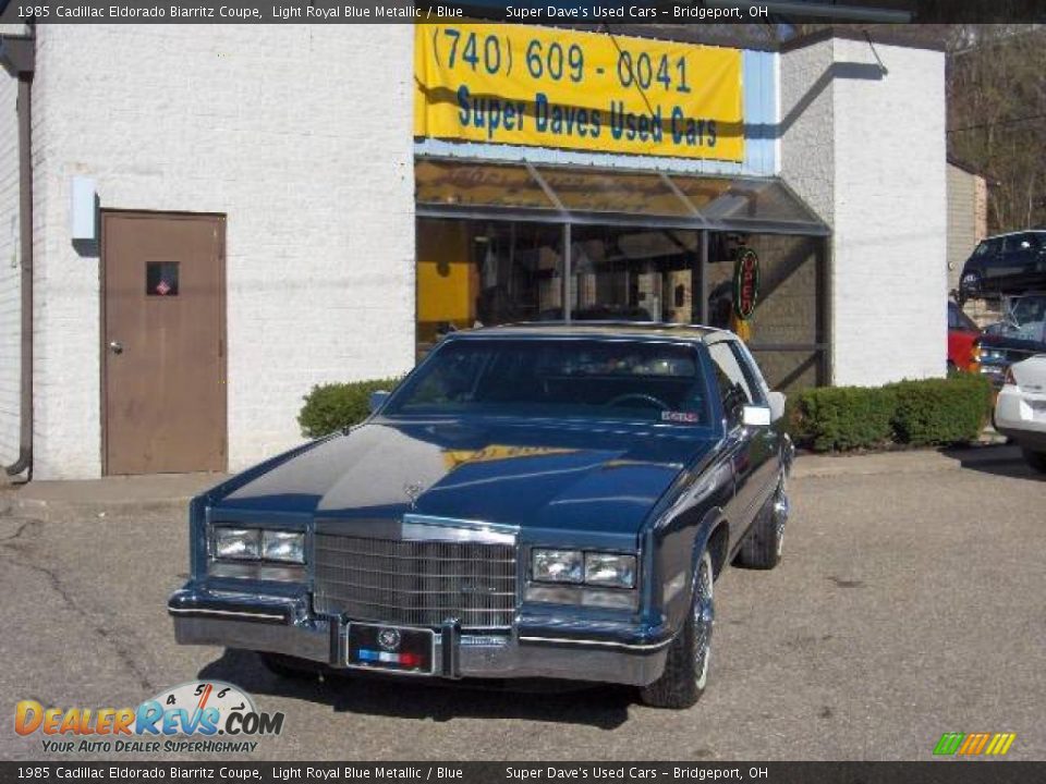 1985 Cadillac Eldorado Biarritz Coupe Light Royal Blue Metallic / Blue Photo #4