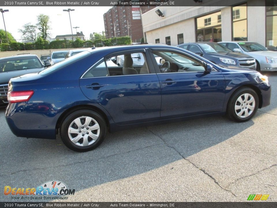 2010 Toyota Camry SE Blue Ribbon Metallic / Ash Gray Photo #7