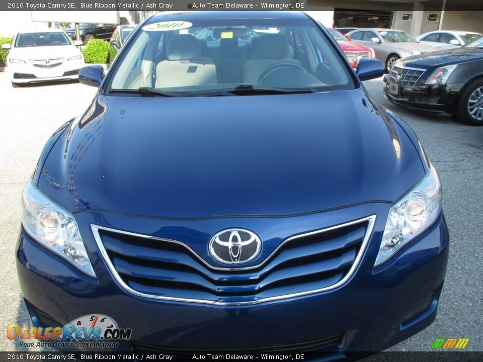 2010 Toyota Camry SE Blue Ribbon Metallic / Ash Gray Photo #9