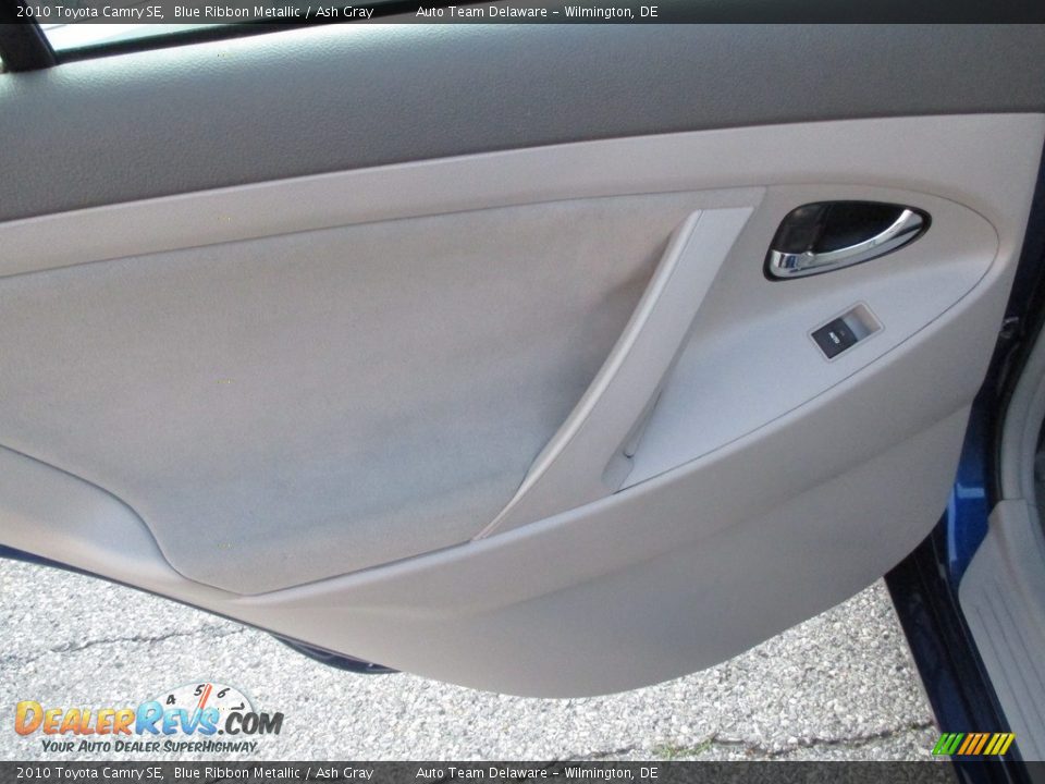 2010 Toyota Camry SE Blue Ribbon Metallic / Ash Gray Photo #27