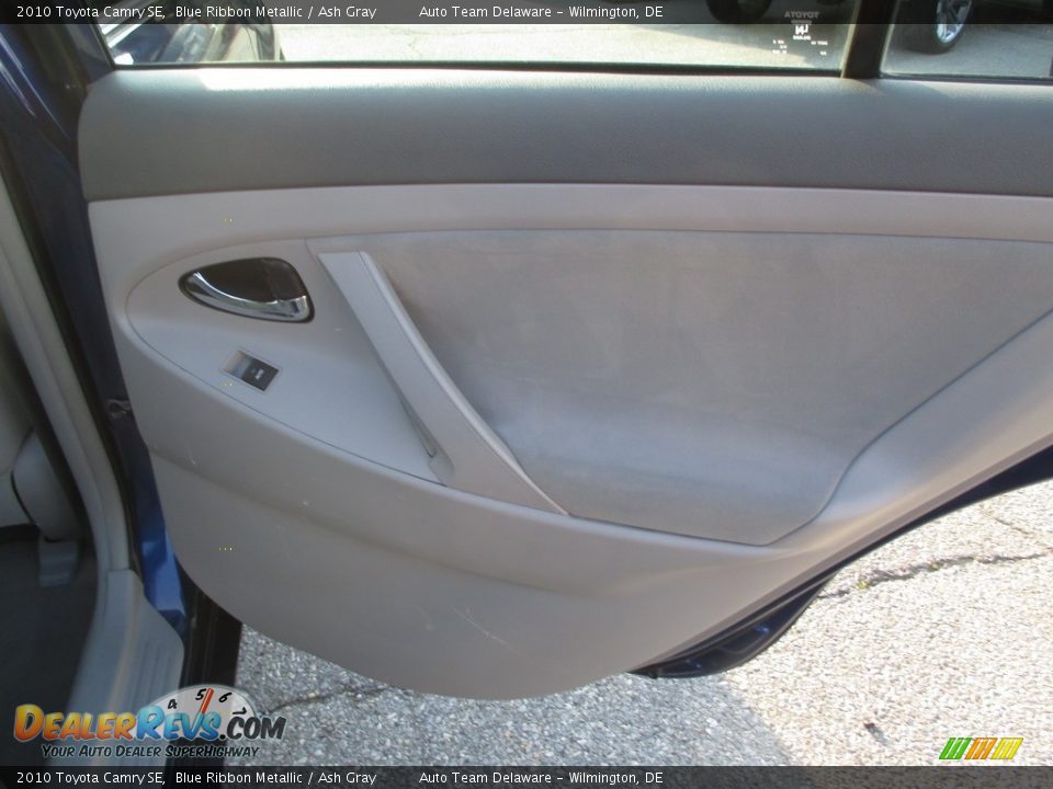 2010 Toyota Camry SE Blue Ribbon Metallic / Ash Gray Photo #29