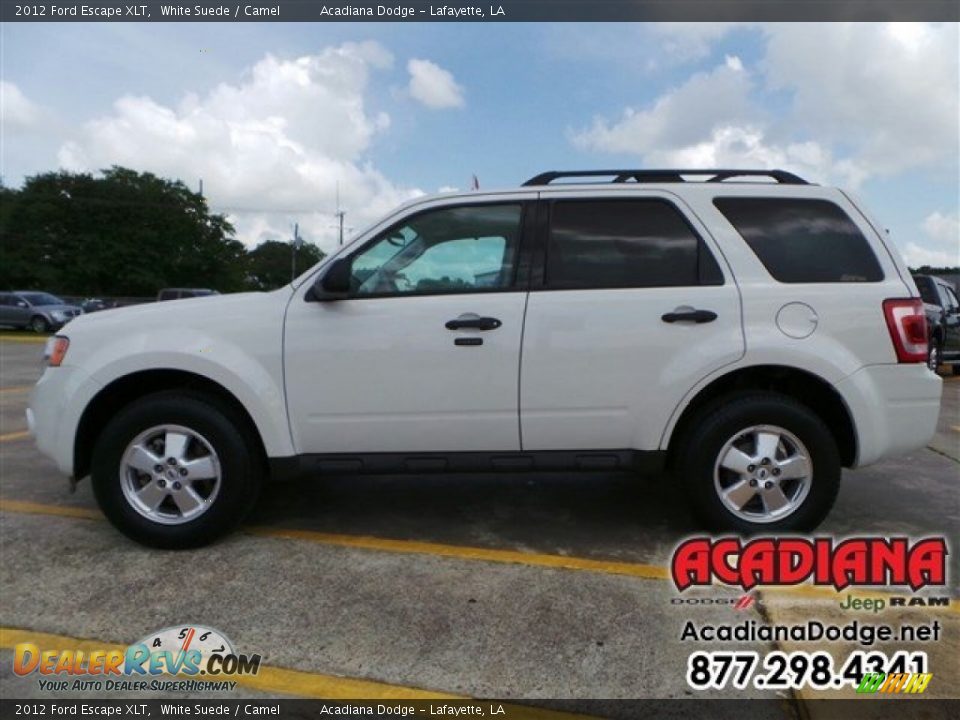 2012 Ford Escape XLT White Suede / Camel Photo #3