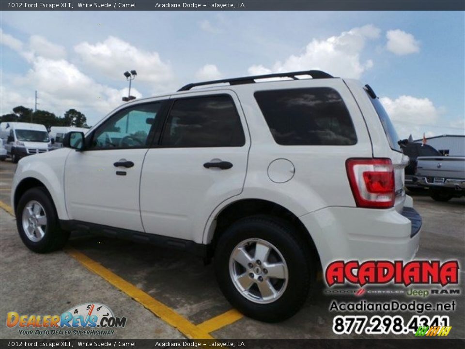 2012 Ford Escape XLT White Suede / Camel Photo #4