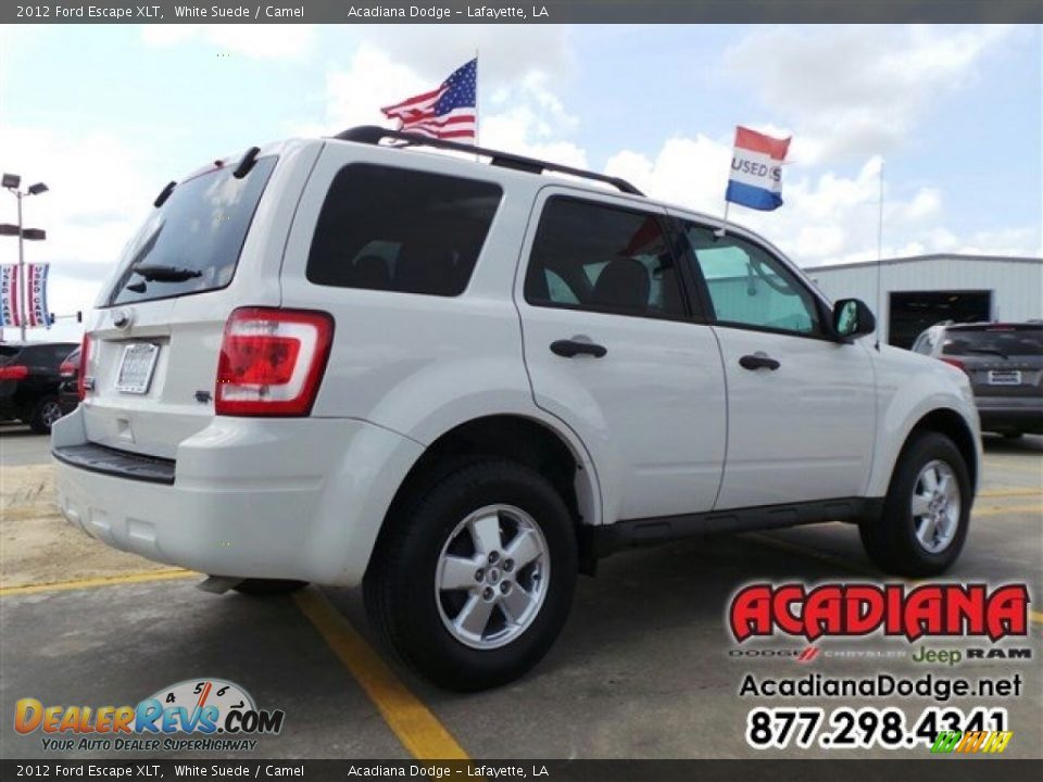 2012 Ford Escape XLT White Suede / Camel Photo #8