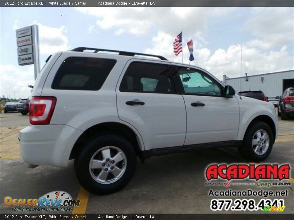 2012 Ford Escape XLT White Suede / Camel Photo #9