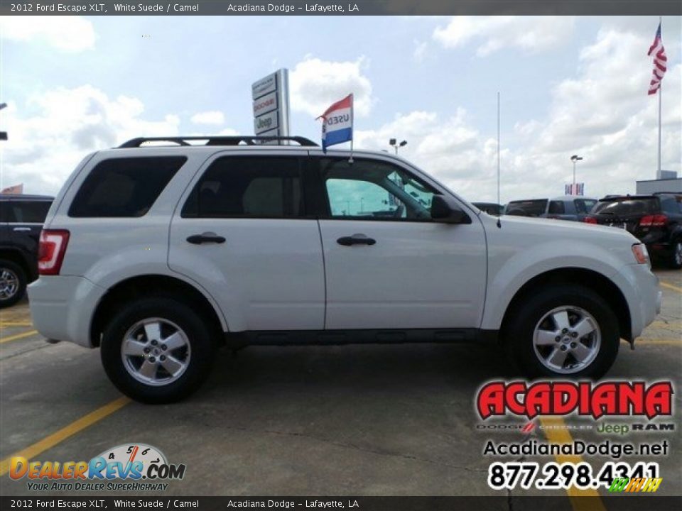 2012 Ford Escape XLT White Suede / Camel Photo #10