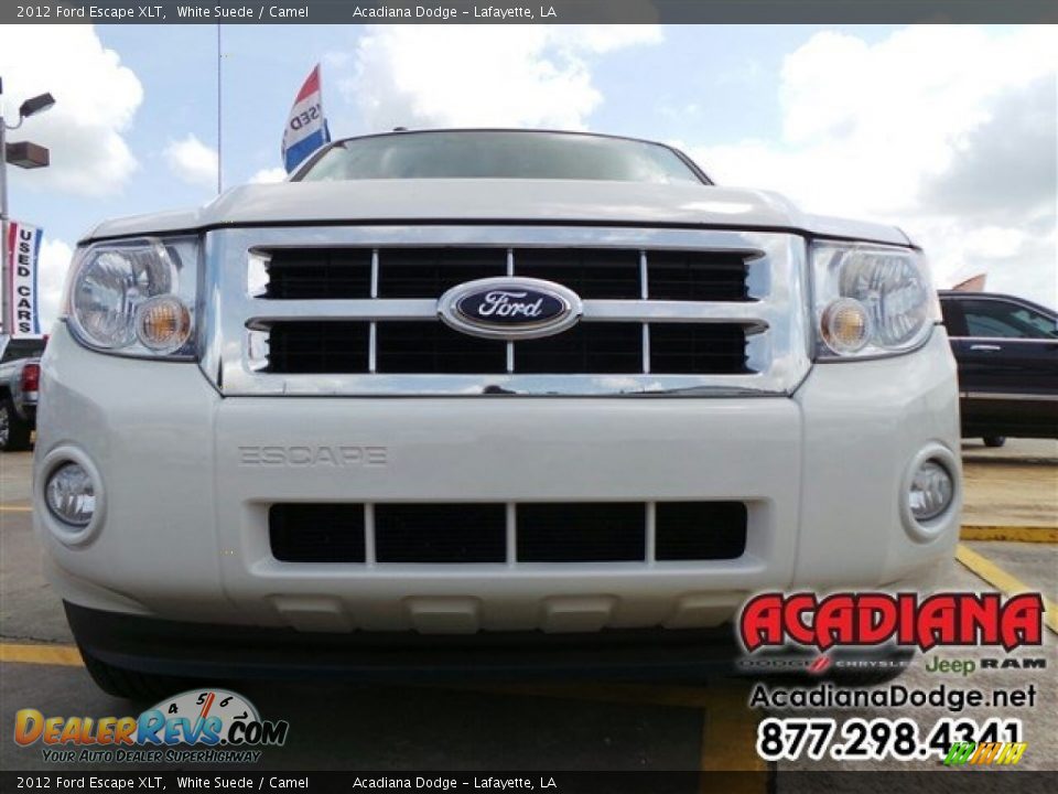 2012 Ford Escape XLT White Suede / Camel Photo #13