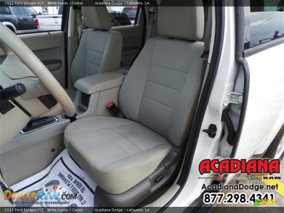 2012 Ford Escape XLT White Suede / Camel Photo #19