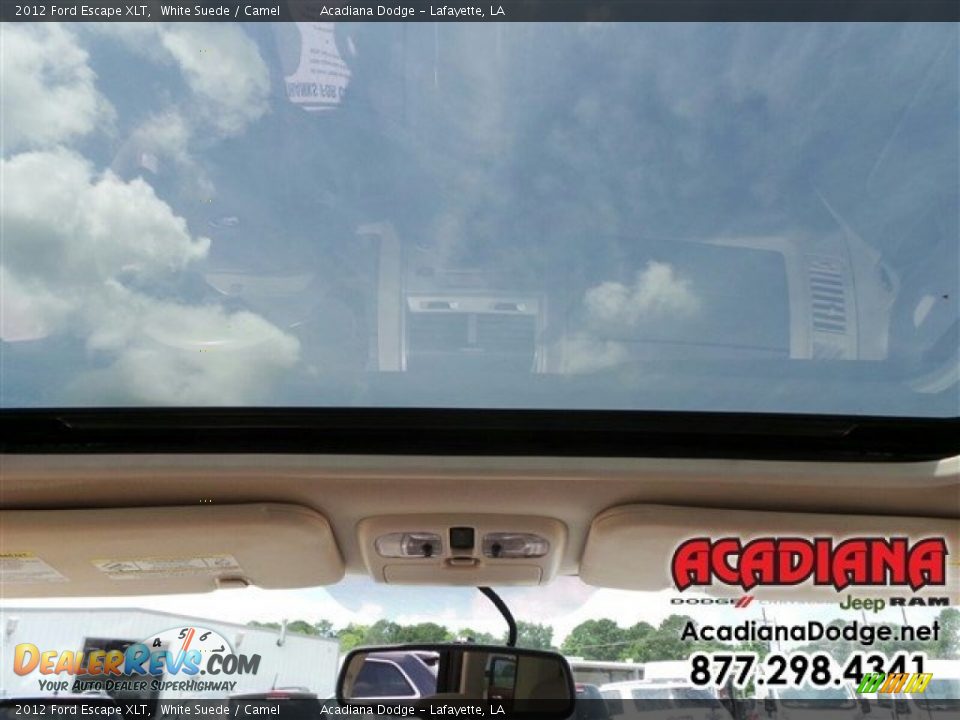 2012 Ford Escape XLT White Suede / Camel Photo #24