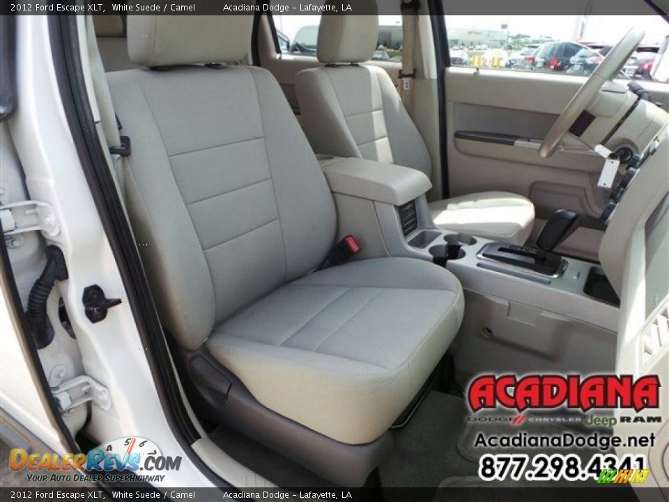 2012 Ford Escape XLT White Suede / Camel Photo #26