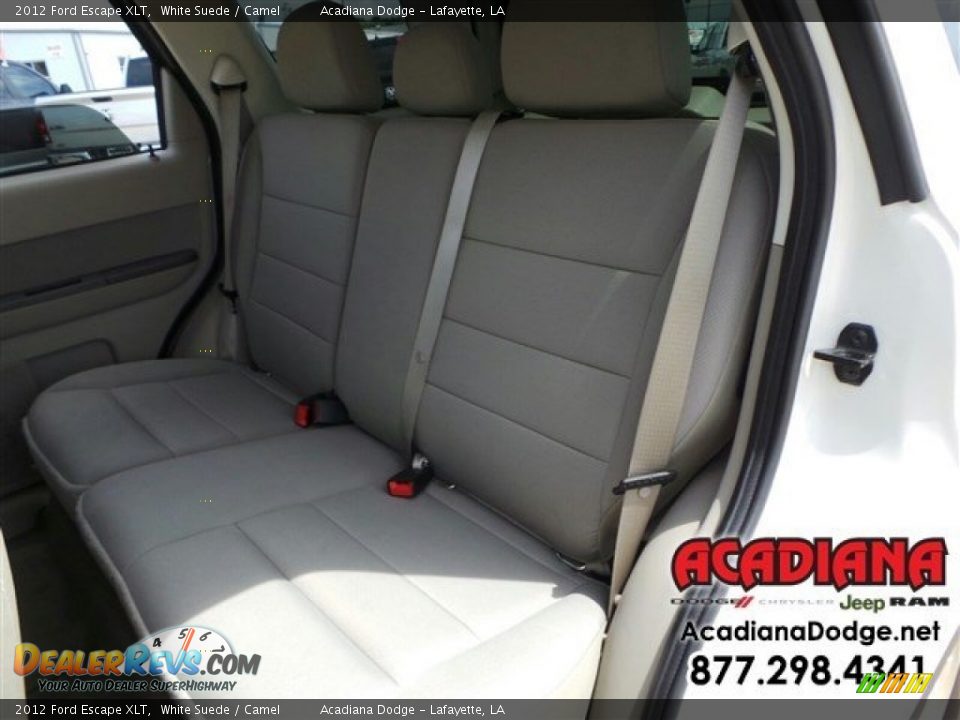 2012 Ford Escape XLT White Suede / Camel Photo #28