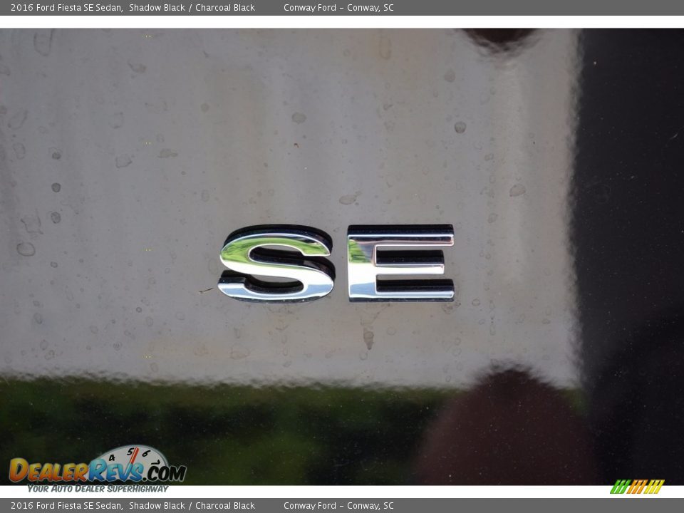 2016 Ford Fiesta SE Sedan Shadow Black / Charcoal Black Photo #5