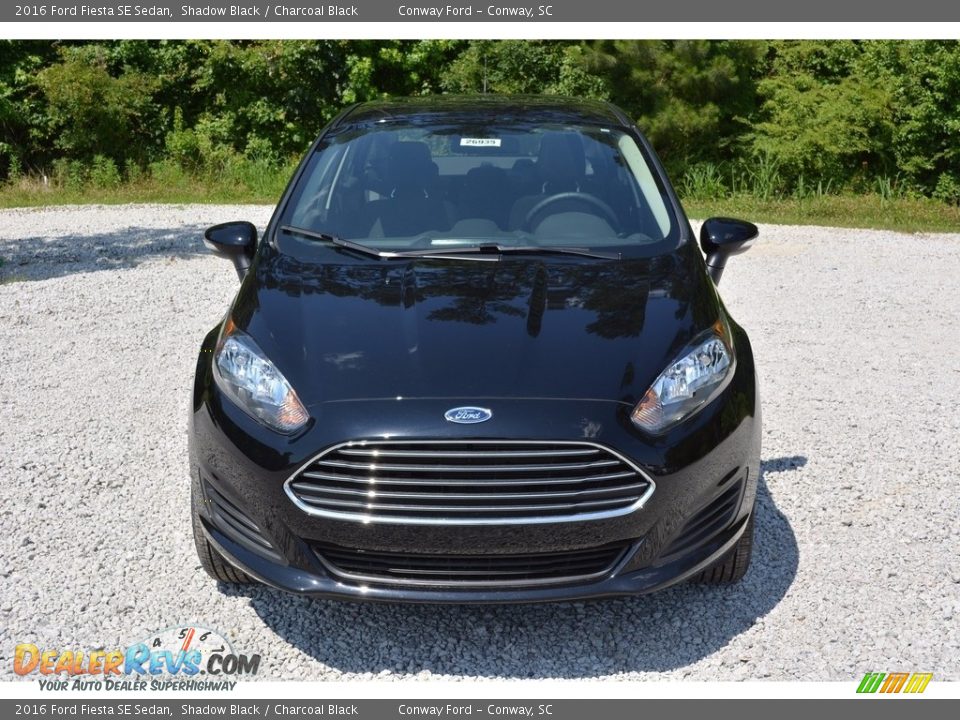 2016 Ford Fiesta SE Sedan Shadow Black / Charcoal Black Photo #9