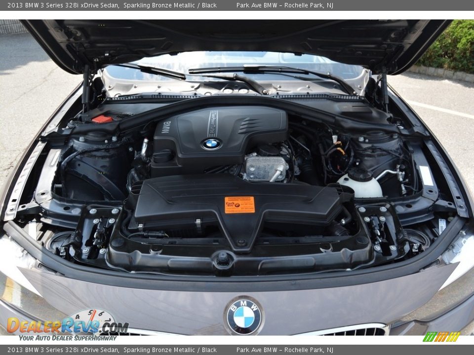 2013 BMW 3 Series 328i xDrive Sedan Sparkling Bronze Metallic / Black Photo #30