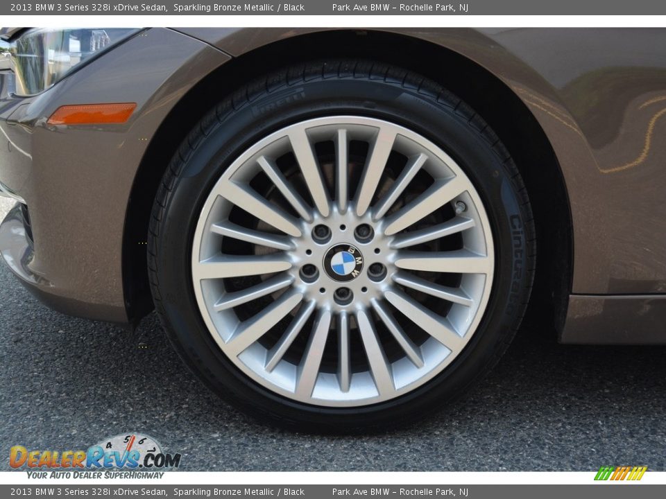 2013 BMW 3 Series 328i xDrive Sedan Sparkling Bronze Metallic / Black Photo #32