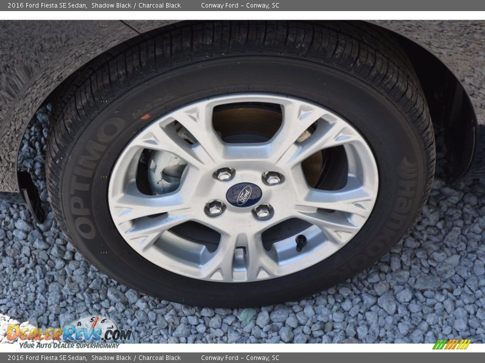 2016 Ford Fiesta SE Sedan Shadow Black / Charcoal Black Photo #13