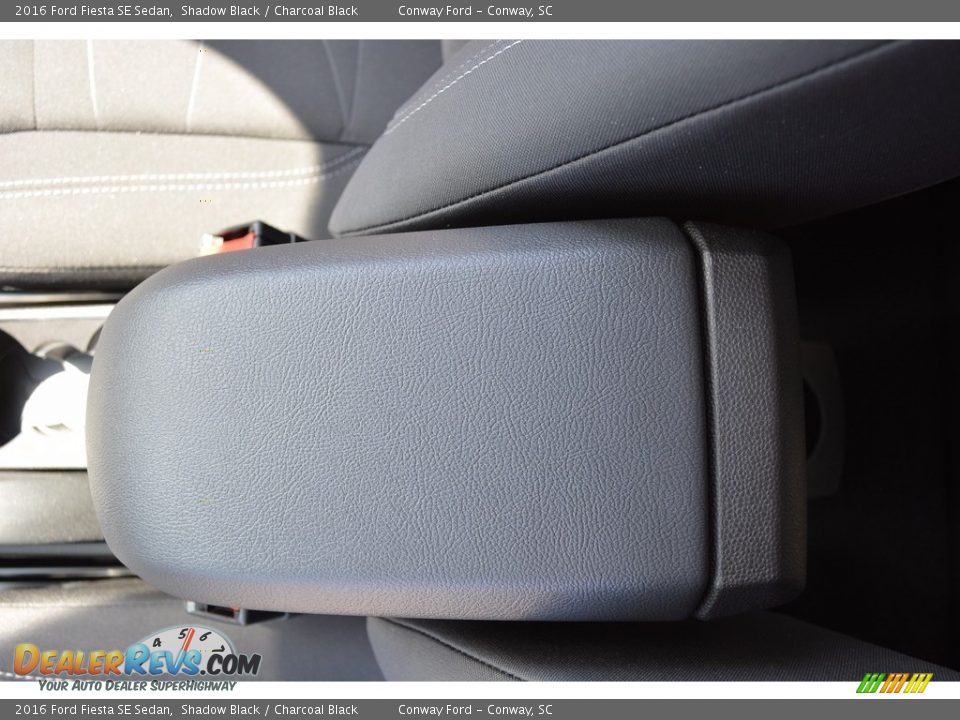 2016 Ford Fiesta SE Sedan Shadow Black / Charcoal Black Photo #28