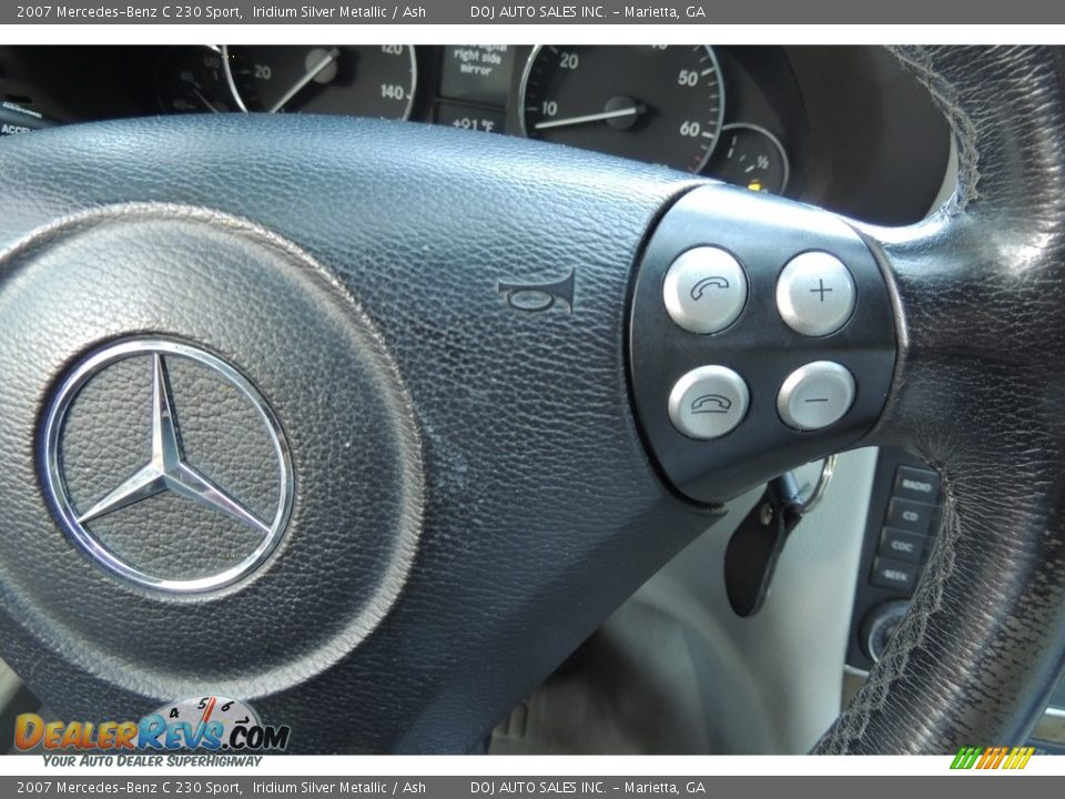 2007 Mercedes-Benz C 230 Sport Iridium Silver Metallic / Ash Photo #10