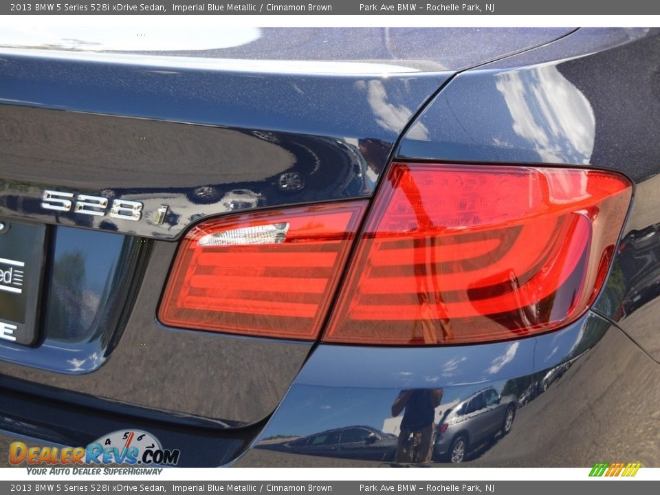 2013 BMW 5 Series 528i xDrive Sedan Imperial Blue Metallic / Cinnamon Brown Photo #23