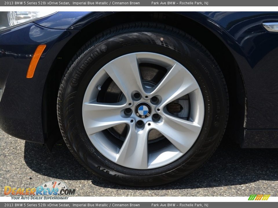 2013 BMW 5 Series 528i xDrive Sedan Imperial Blue Metallic / Cinnamon Brown Photo #32