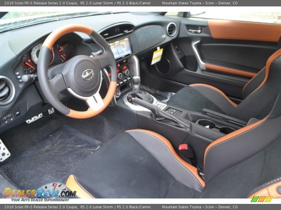 RS 2.0 Black/Camel Interior - 2016 Scion FR-S Release Series 2.0 Coupe Photo #5