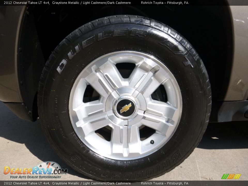 2012 Chevrolet Tahoe LT 4x4 Graystone Metallic / Light Cashmere/Dark Cashmere Photo #16