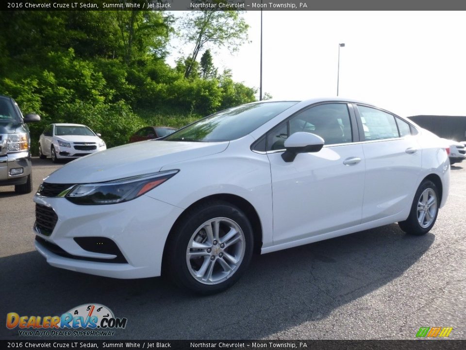 2016 Chevrolet Cruze LT Sedan Summit White / Jet Black Photo #1