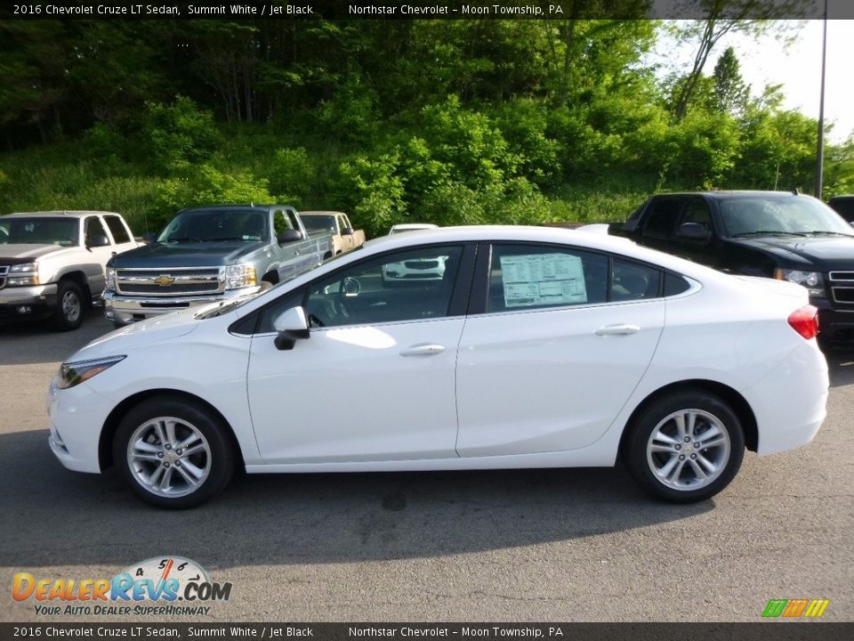 2016 Chevrolet Cruze LT Sedan Summit White / Jet Black Photo #8