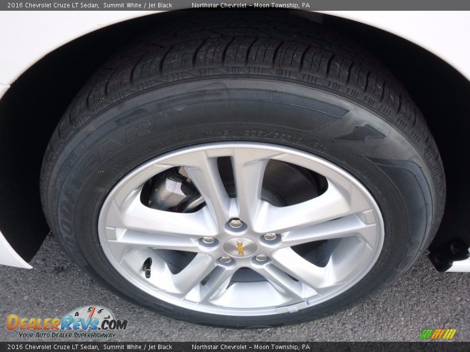 2016 Chevrolet Cruze LT Sedan Summit White / Jet Black Photo #9