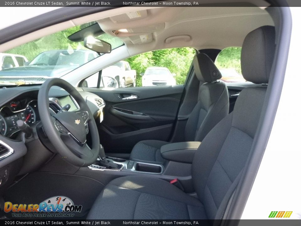 2016 Chevrolet Cruze LT Sedan Summit White / Jet Black Photo #10