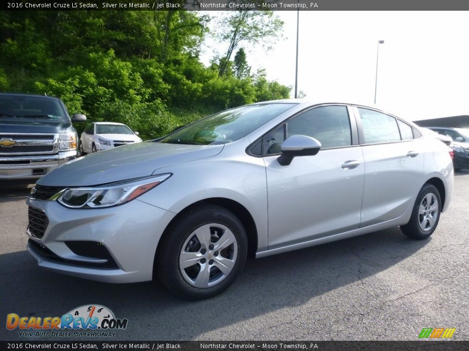 2016 Chevrolet Cruze LS Sedan Silver Ice Metallic / Jet Black Photo #1