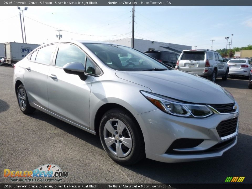 2016 Chevrolet Cruze LS Sedan Silver Ice Metallic / Jet Black Photo #3